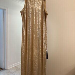 Glamorous Gold Sequin Maxi Dress